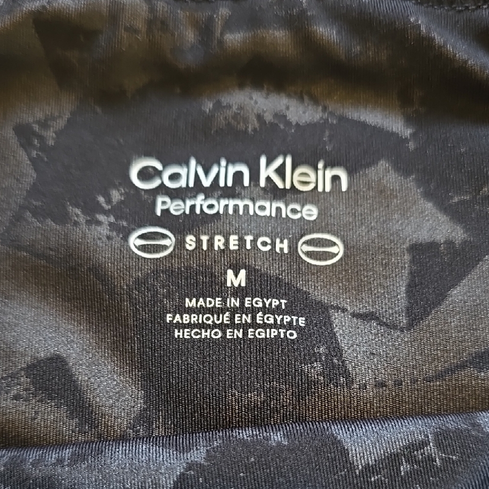 Calvin Klein Black Patterned Leggings - Picture 2 of 5